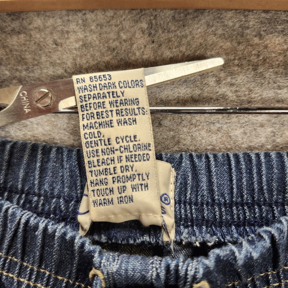 Koret City Blues VTG 2-Piece Set‎ Top & Pants Plus 22 W Blue Denim Patchwork - Picture 10 of 15